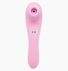Вібратор і вакуумний стимулятор Alive Midnight Quiver Pink - іграшка 2 в 1