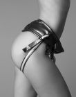 Трусы для страпона Strap-On-Me Leatherette Harness DESIROUS