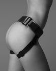 Трусы для страпона Strap-On-Me Leatherette Harness CURIOUS - BRONZE