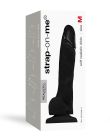 Реалістичний фалоімітатор Strap-On-Me SOFT REALISTIC DILDO Black - Size M
