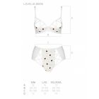 Еротичний комплект з малюнком LOVELIA BIKINI white S/M - Passion