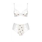 Еротичний комплект з малюнком Passion LOVELIA BIKINI XXL/XXXL, white