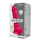Фаллоимитатор SilexD Tomas Pink (MODEL 1 size 9in), двухслойный, силикон + Silexpan, диаметр 4,9см