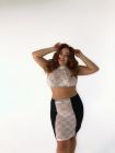 Рольовий костюм покоївки з топом, спідницею та прикрасою "Безвідмовна Аделі" XL