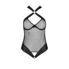 Сітчастий боді з халтером Passion Amanda Body L/XL, black