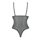Боді з ажурним ліфом Christa Body black L/XL — Passion
