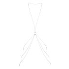 Ланцюжок для тіла Bijoux Indiscrets Magnifique 8 Body Chain — Silver