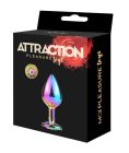 Металева анальна пробка MAI Attraction Toys №73 Rainbow