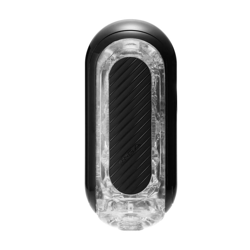 Мастурбатор Tenga Flip Zero GRAVITY Black, змінна інтенсивність стимуляції, розкладний