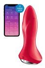 Анальна смартвібропробка із перлинним масажем Satisfyer Rotator Plug 1+  Red