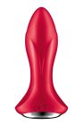 Анальна смарт-вібропробка із перлинним масажем Satisfyer Rotator Plug 1+ Red