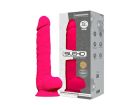 Фалоімітатор SilexD Kingston Pink (MODEL 15in), двошаровий, силікон+Silexpan, діаметр 7 см