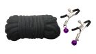 Набір MAI BDSM STARTER KIT Nº 75 Leopard: батіг, кляп, наручники, маска, нашийник, мотузка, затис