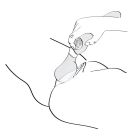 Вибромассажер Shunga Zoa Raspberry, двухсторонний