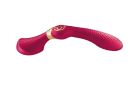Вибромассажер Shunga Zoa Raspberry, двухсторонний