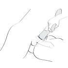 Вибромассажер Shunga Zoa Black, двухсторонний