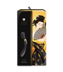 Вибромассажер Shunga Zoa Black, двухсторонний