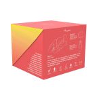 Смарт-вібратор для пар We-Vibe Chorus Crave Coral, сенсорне керування вібраціями стисненням пульта	