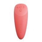Смарт-вібратор для пар We-Vibe Chorus Crave Coral, сенсорне керування вібраціями стисненням пульта	