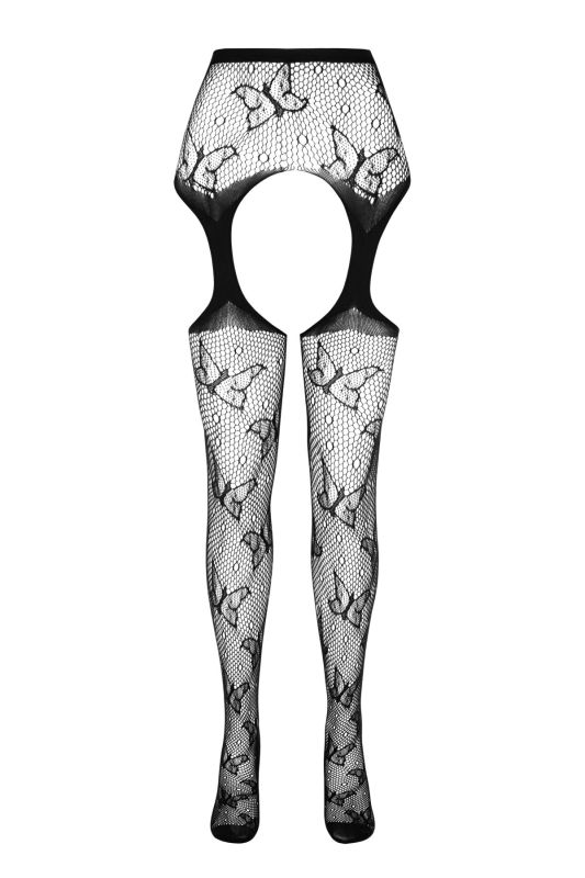 Еротичні колготки-бодістокінг Passion ECO S001 white