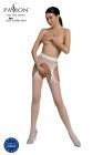 Еротичні колготки-бодістокінг Passion ECO S002 white