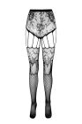 Еротичні колготки-бодістокінг Passion ECO S004 black