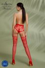 Еротичні колготки-бодістокінг Passion ECO S004 red