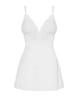 Obsessive 810-BAB-2 babydoll & thong white S/M
