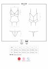 Obsessive 810-COR-1 corset & thong black S/M