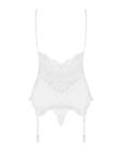 Obsessive 810-COR-2 corset & thong white L/XL