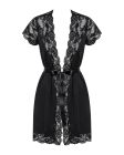 Obsessive 810-PEI-1 peignoir black XXL