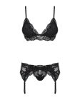 Obsessive 810-SEG-1 3 pcs set black L/XL