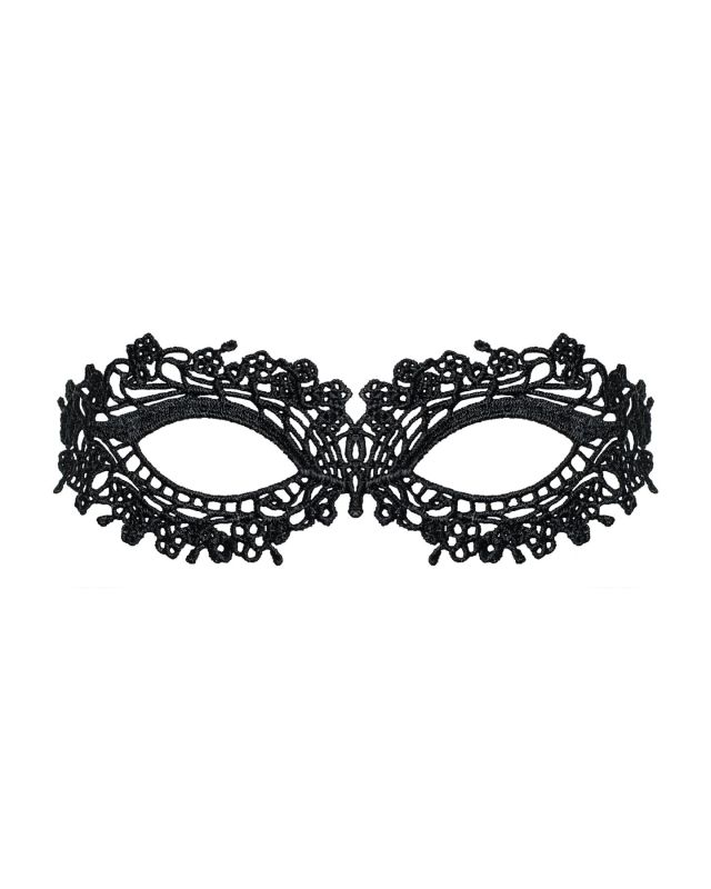 Мереживна маска Obsessive A710 mask, єдиний розмір, чорна