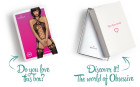 Бодістокінг Obsessive Bodystocking G313 S/M/L, шнурівка, геометричний декор