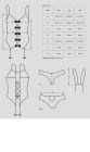 Obsessive Bunny suit 4 pcs costume pink S/M
