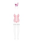 Obsessive Bunny suit 4 pcs costume pink S/M