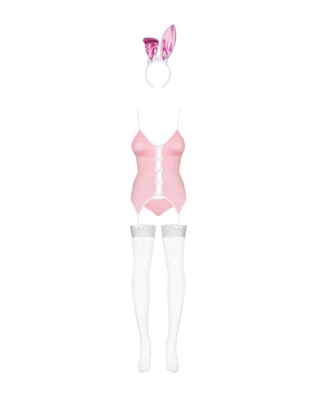 Obsessive Bunny suit 4 pcs costume pink S/M
