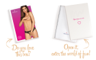 Мереживні танга з доступом Obsessive Contica crothchles thong L/XL, чорні