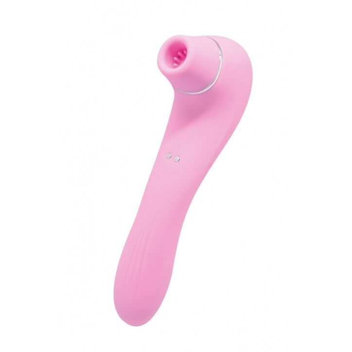 Вакуумный клиторальный стимулятор Wooomy Smoooch Pink Clitoral Suction & Vibration