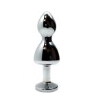 Анальна пробка Wooomy Lollypop Double Ball Metal Plug M