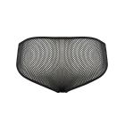 Чоловічі труси зі шнурівкою Passion 035 Slip Richard S/M Black, екошкіра, сітка