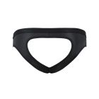 Чоловічі сліпи з вирізами Passion 041 Slip Joe XXL/XXXL Black, екошкіра, відкриті сідниці