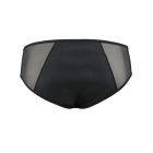 Чоловічі сліпи на блискавці Passion 042 Slip Timmy XXL/XXXL Black, екошкіра, сітка