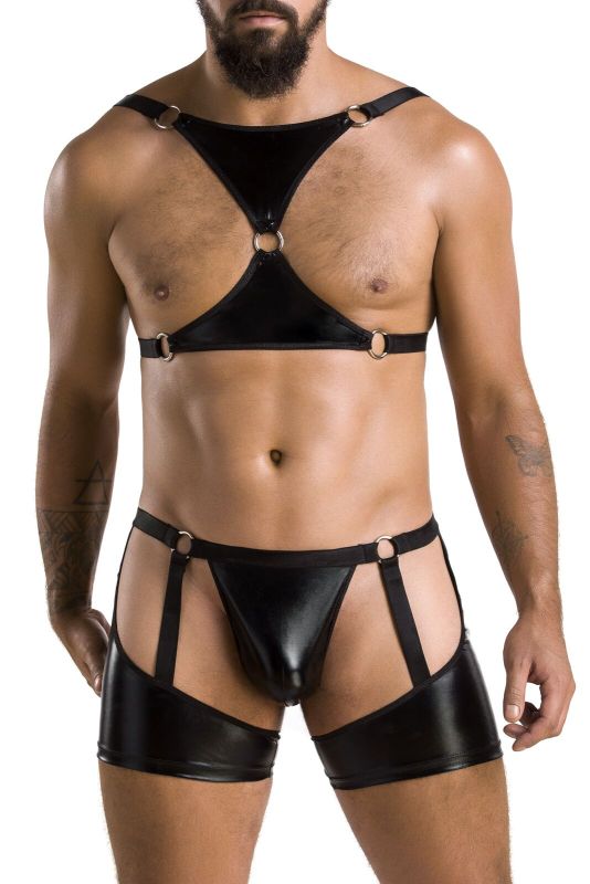047 SET ARON black L/XL - Passion