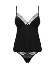 Топ та трусики Obsessive Bella Rou top & panties XL/2XL, топ, трусики
