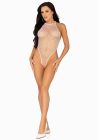 Боді-сітка зі стразами Leg Avenue Net snap crotch tank bodysuit White, one size