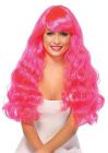 Leg Avenue Неон Star Long Wavy Wig Pink