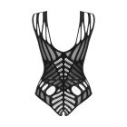 Боді з великими вирізами Obsessive B139 crotchless teddy S/M/L, з доступом
