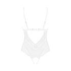Еротичне напівпрозоре боді Obsessive Heavenlly crotchless teddy M/L, з доступом