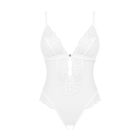 Еротичне напівпрозоре боді Obsessive Heavenlly crotchless teddy XL/2XL, з доступом